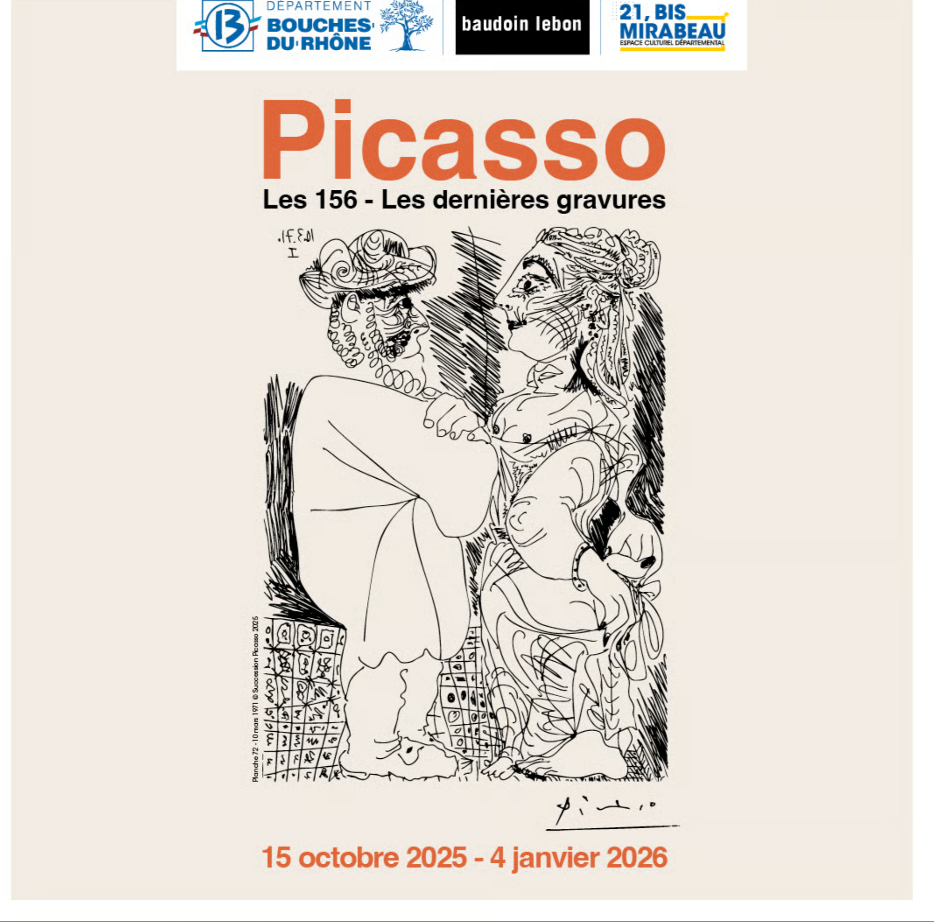 Picasso, les 156 - Dernières gravures
