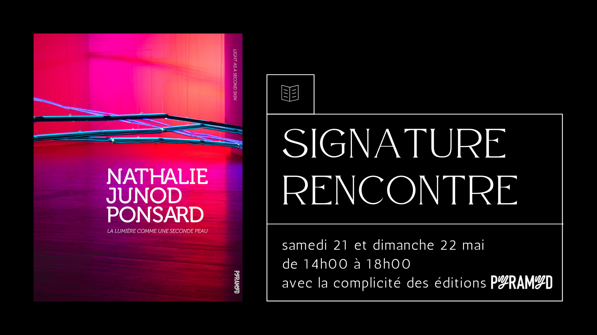 rencontre & signature |  nathalie junod ponsard